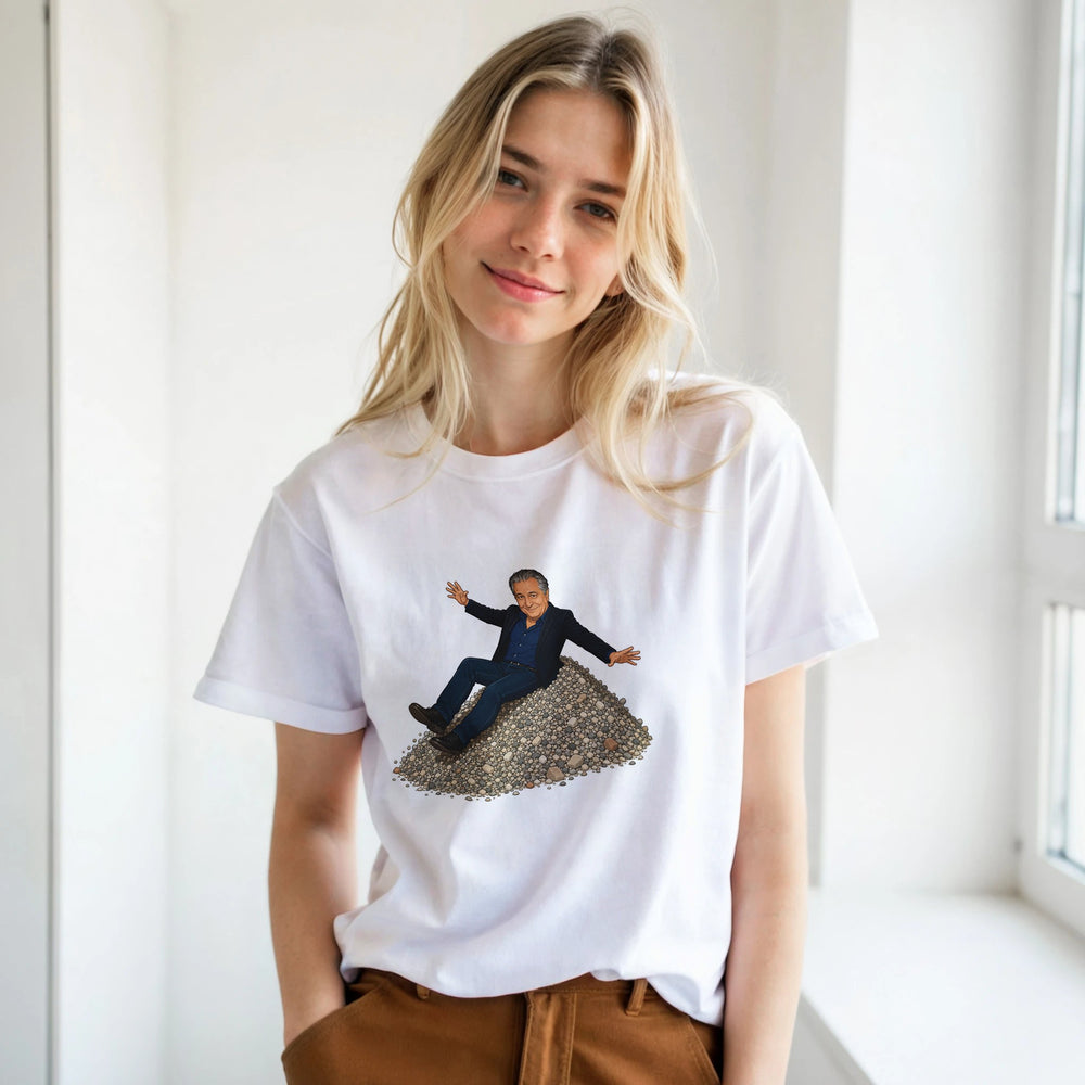 T-shirt femme « Christian Gravier » : un jeu de mots plein d'humour.