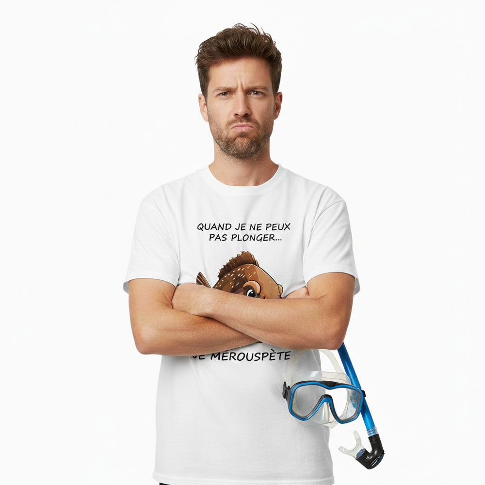 T-shirt Homme Je mérouspète