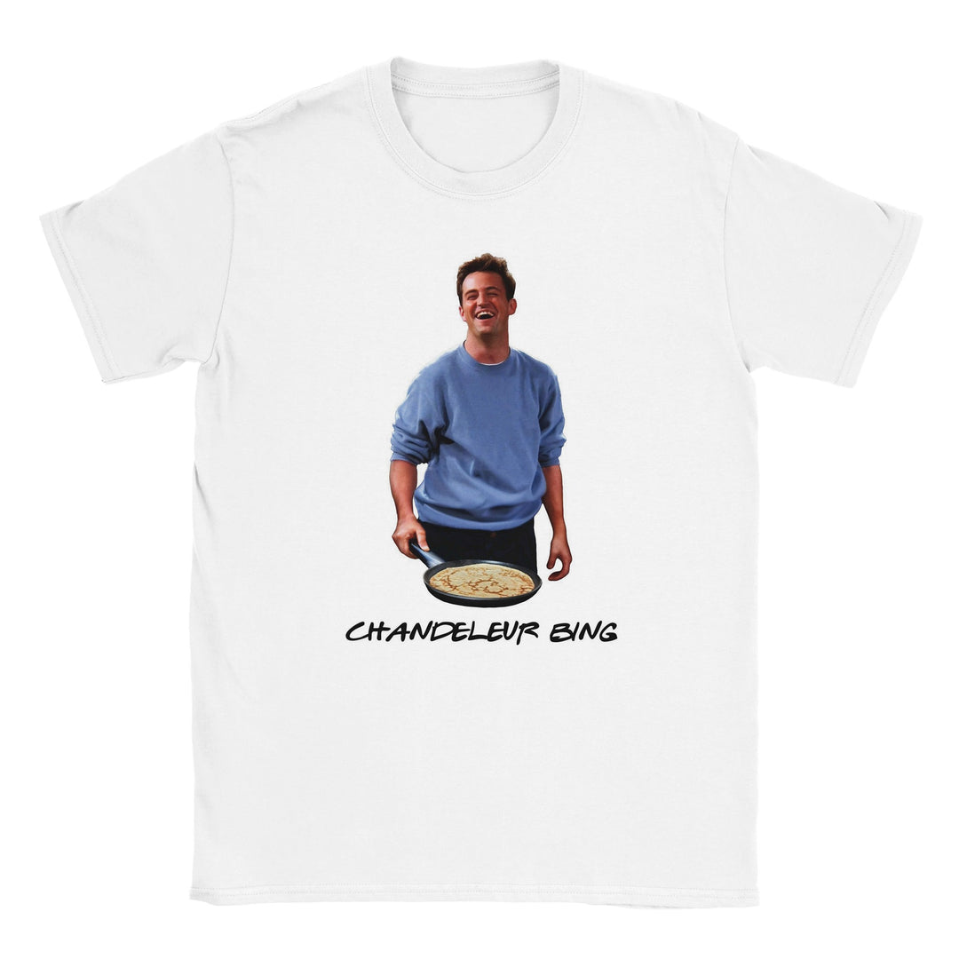 T-shirt femme « Chandeleur Bing » : un jeu de mots gourmand et plein d'humour.