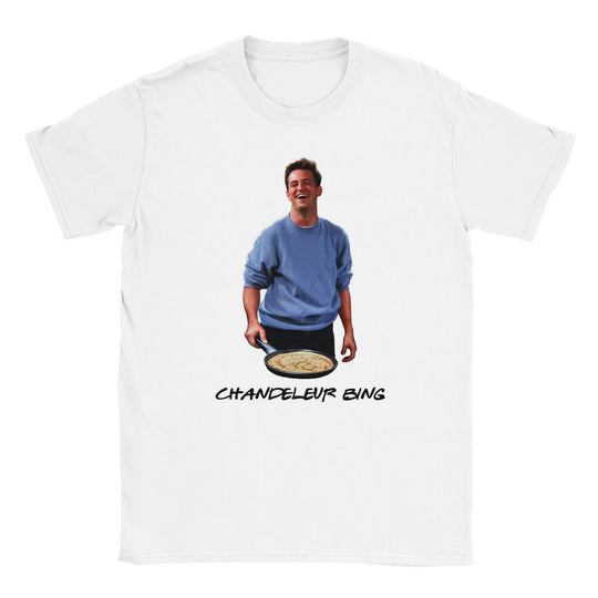 T-shirt femme « Chandeleur Bing » : un jeu de mots gourmand et plein d'humour.