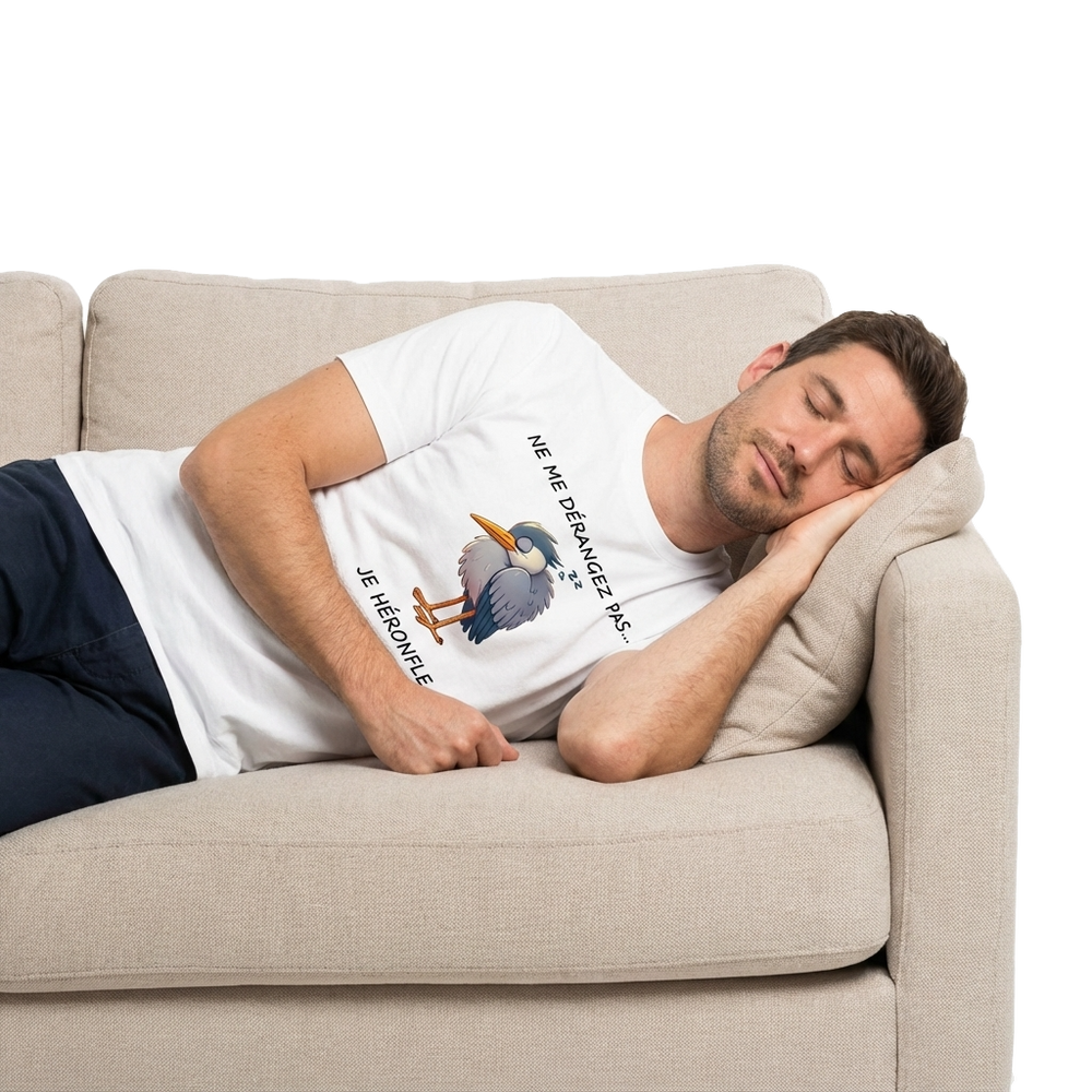 T-shirt Homme Je héronfle