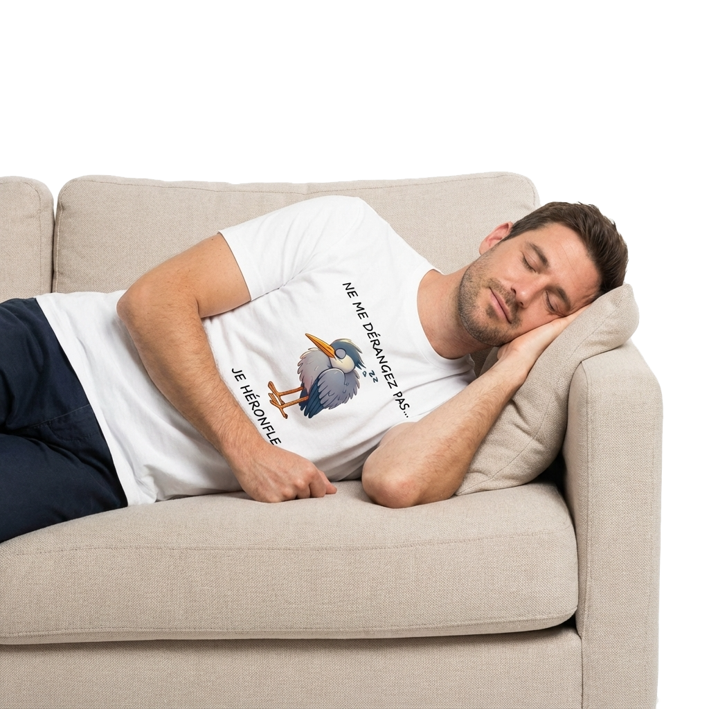 T-shirt Homme Je héronfle