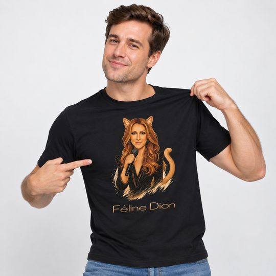 T-shirt Homme Féline Dion