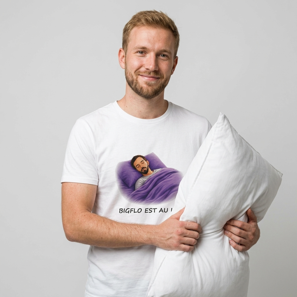 T-shirt Homme Bigflo est au lit