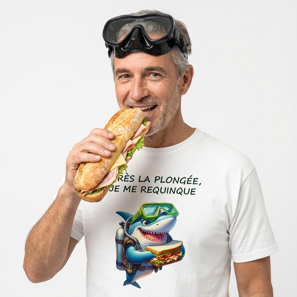 T-shirt Homme Je me requinque