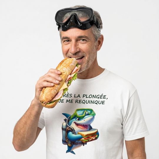 T-shirt Homme Je me requinque