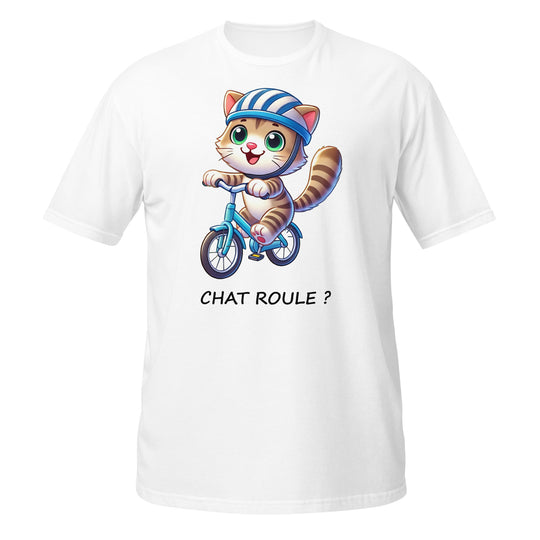 T-shirt Homme Chat Roule