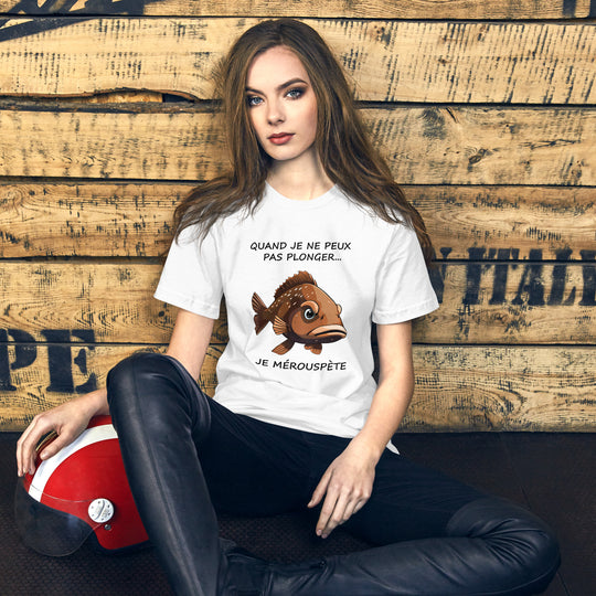T-shirt Femme Je mérouspète