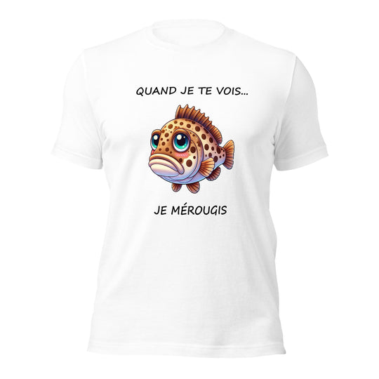 T-shirt Femme Je mérougis