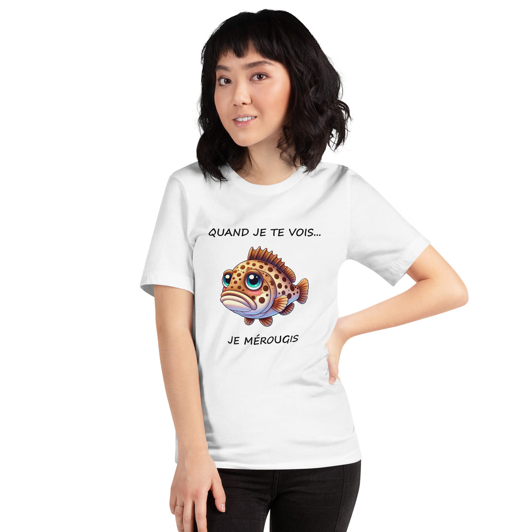 T-shirt Femme Je mérougis