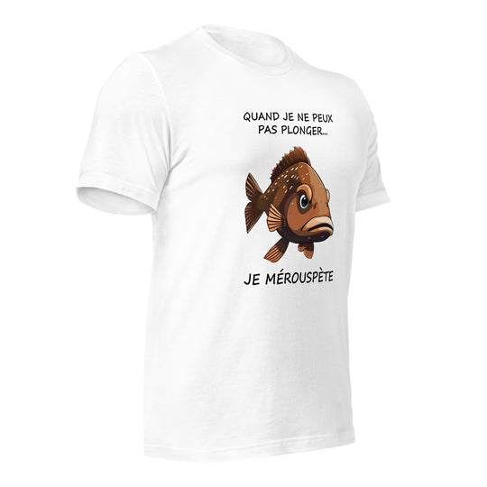 T-shirt Femme Je mérouspète